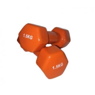 Гантели виниловые 1,5 кг Fitnessport (VDD-01-1,5к)