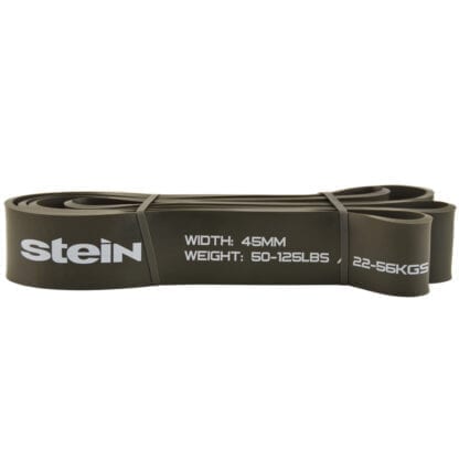 Резиновая лента для фитнеса черная Stein 45мм (LKC-941-45)