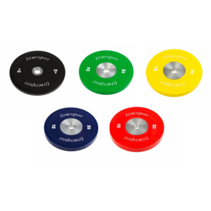 Набор бамперных дисков для кроссфит 5-25 кг Fitnessport