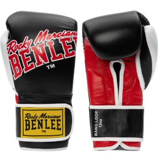 Перчатки боксерские Benlee BANG LOOP Черно-красные