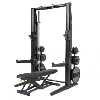 Стойка Technogym Power Personal со штангой и гантелями 115 кг