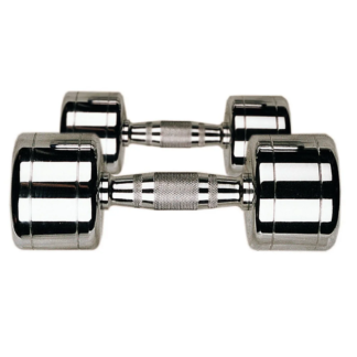 Гантели хромированные Stein 1-10 кг