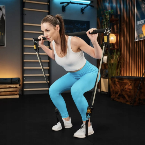 Палка гимнастическая с эспандерами 14-74 кг TX-023TS - Image 13