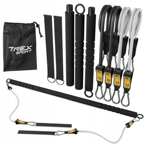 Палка гимнастическая с эспандерами 14-74 кг TX-023TS