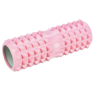 Массажный ролик Queenfit для йоги и фитнеса EVA 33*10,5см