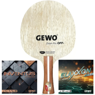 Ракетка для настольного тенниса Gewo Zoom Pro OFF-, Inventus XT Pro 47.5+Elaxxon 45.0, ST