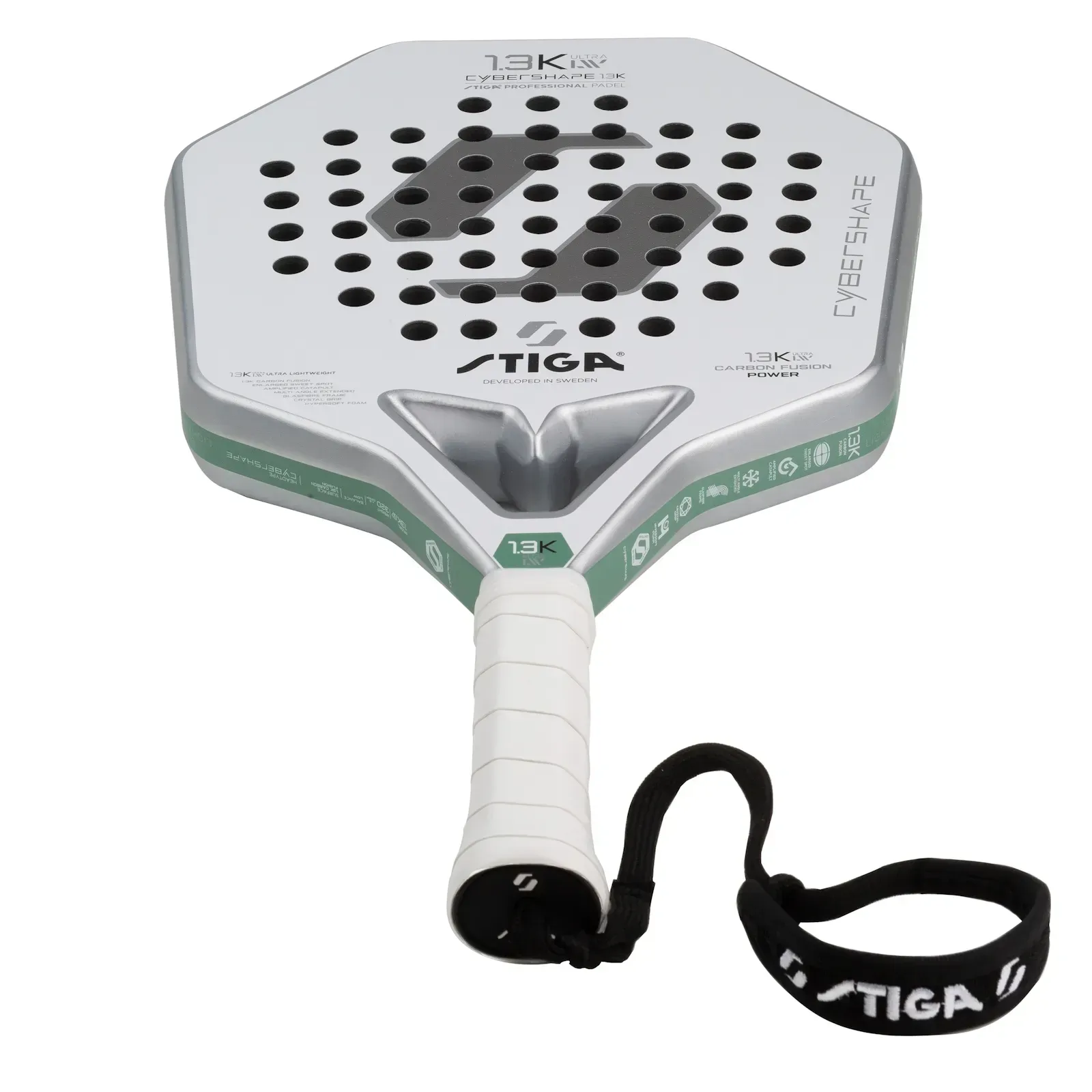 Ракетка для падел тенниса Stiga Racket 1.3K Ultra LW Cybershape - Image 3