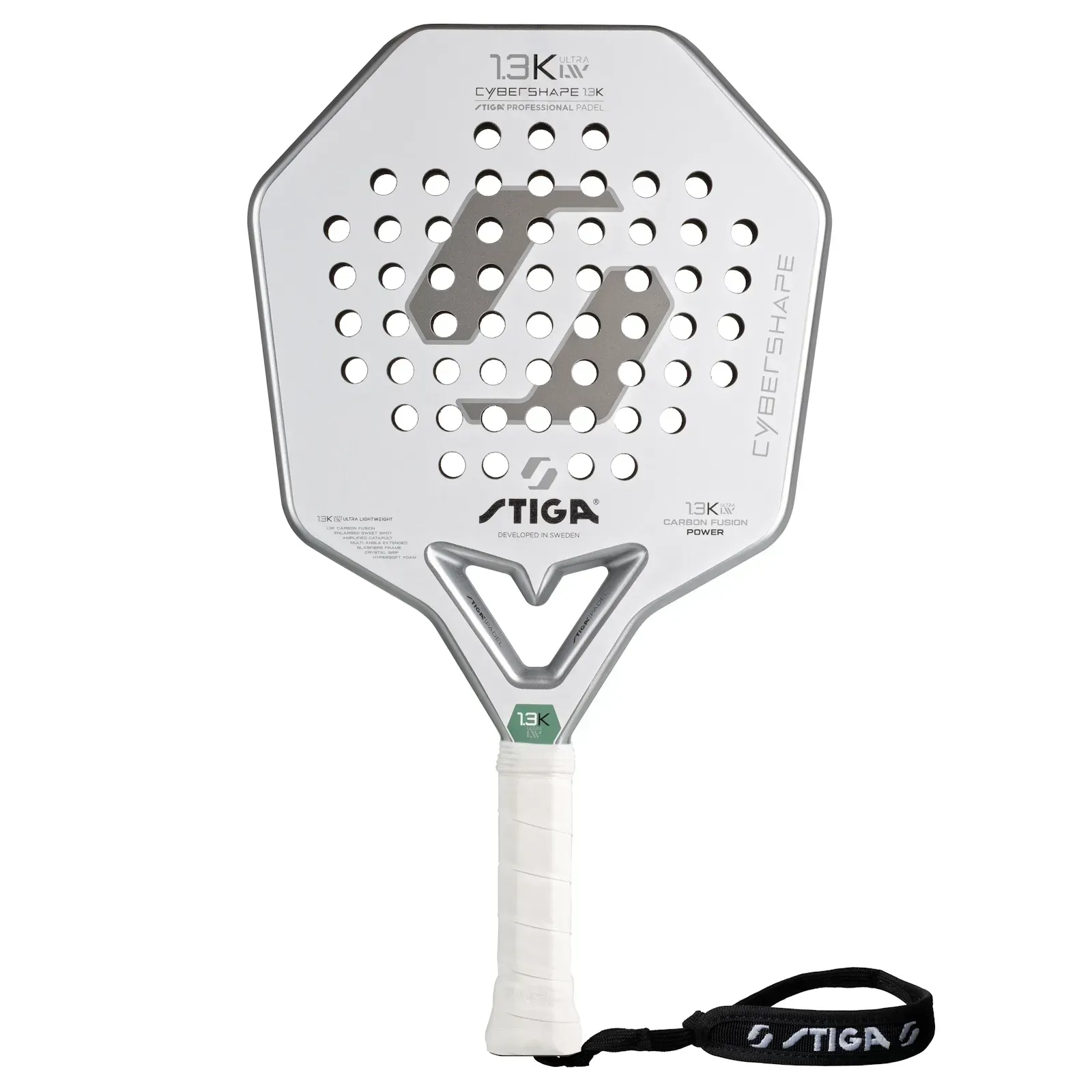 Ракетка для падел тенниса Stiga Racket 1.3K Ultra LW Cybershape