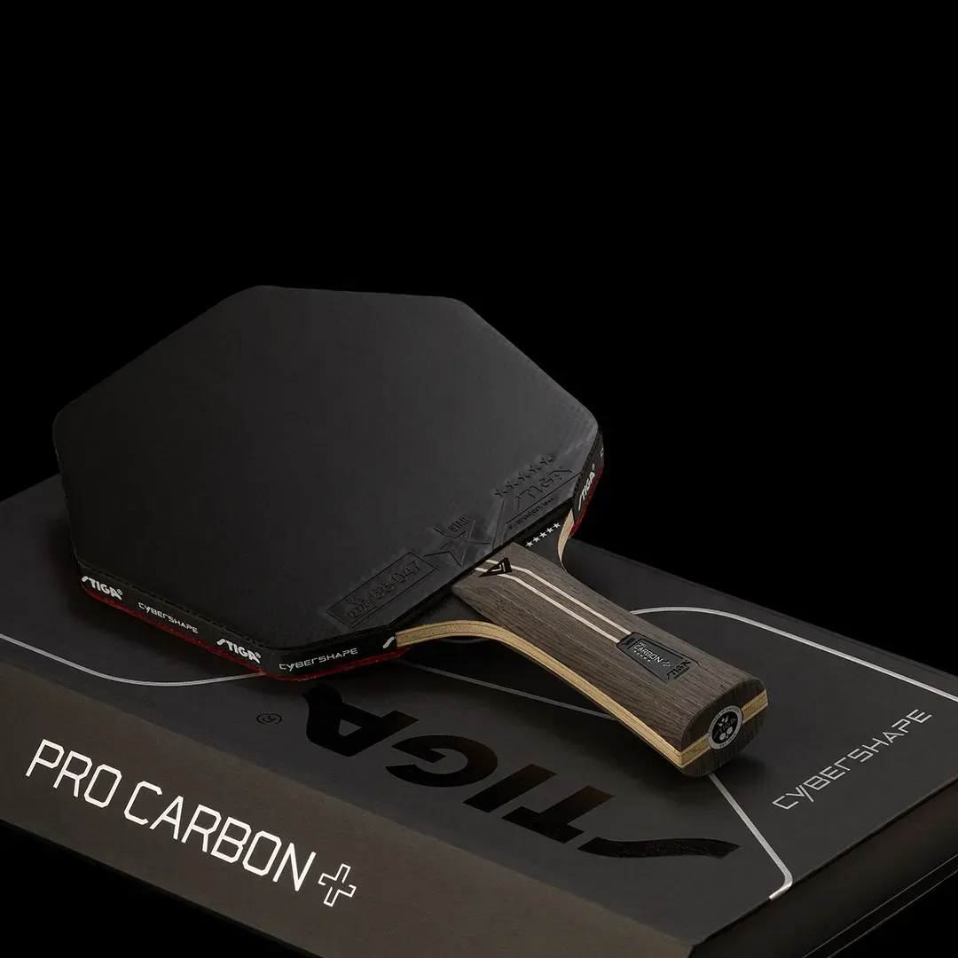 Ракетка для настольного тенниса Stiga Pro Carbon Plus Cybershape 5 Star FL - Image 5
