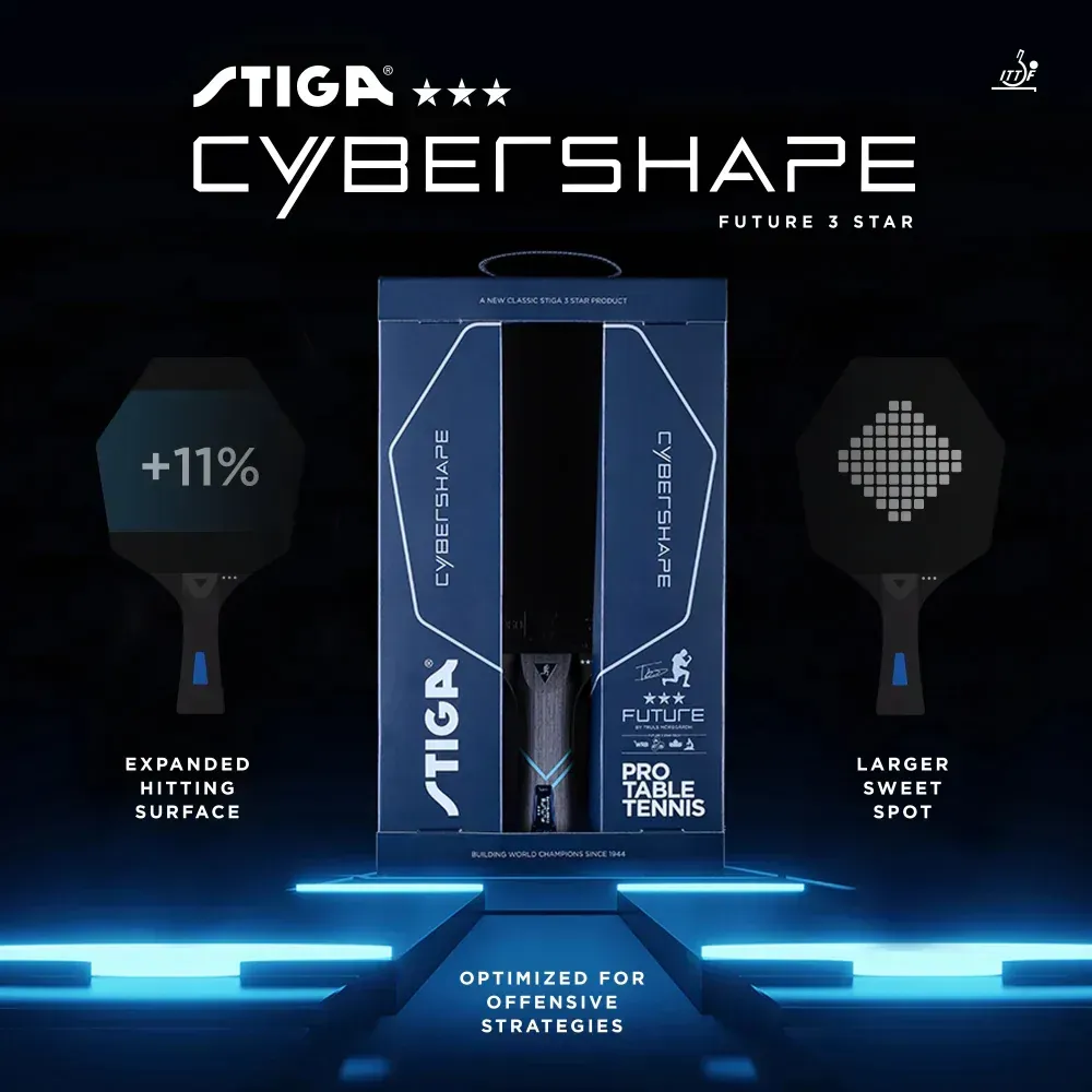 Ракетка для настольного тенниса Stiga Cybershape Future 3 Star FL - Image 3