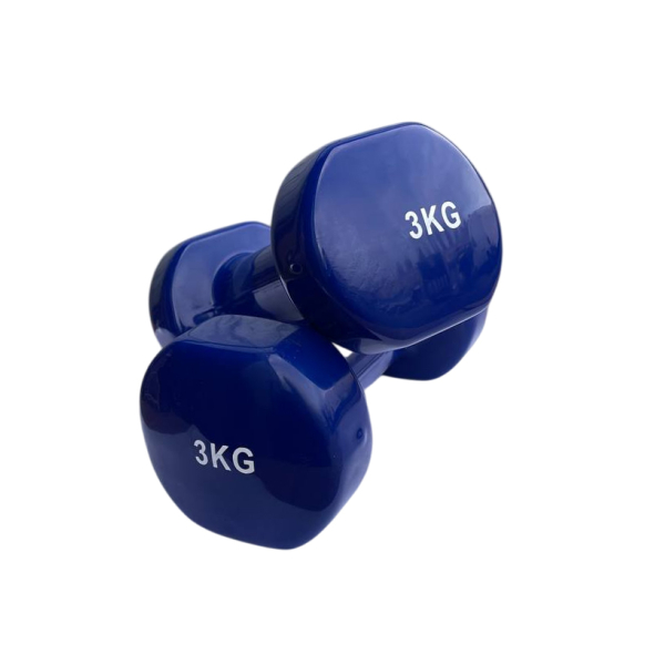 Гантели для фитнеса Generation Fintess FF51D3B с виниловым покрытием — изображение 3