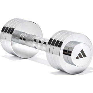 Гантель регулируемая Adidas Adjustable Chrome Dumbbell серебристая 1-5 кг
